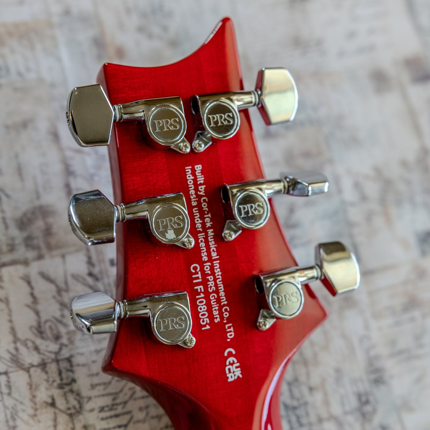 PRS SE Custom 24 2021 - 2024 - Ruby Red Flamed