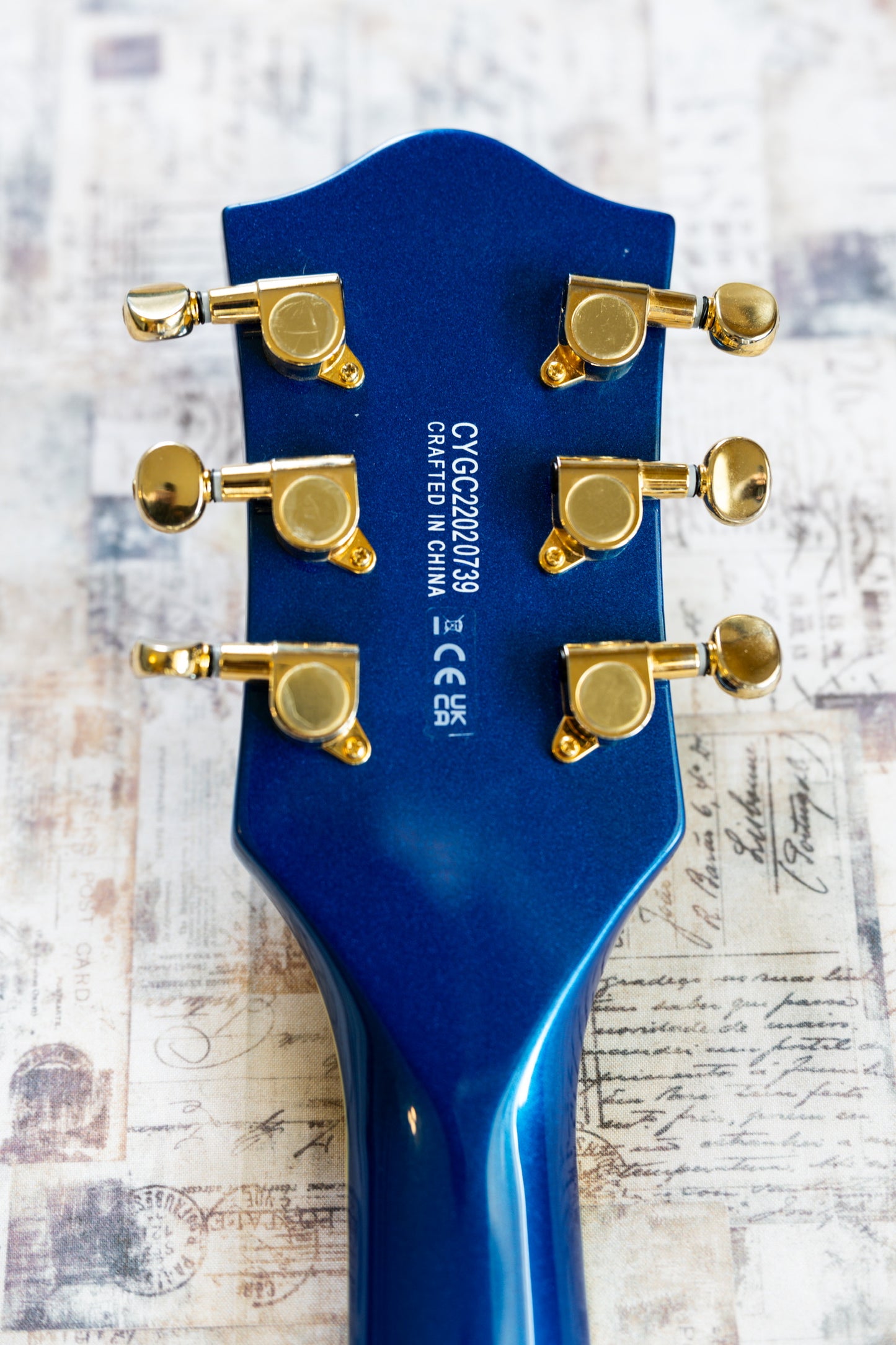 Gretsch G5655TG Electromatic Center Block Jr. Single Cutaway with Gold Hardware 2019 - Present - Azure Metallic