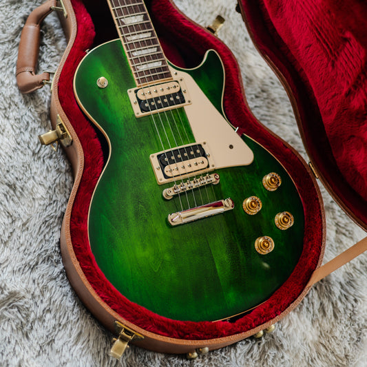 CLEAN Gibson Les Paul Classic T 2017 - Green Ocean Burst