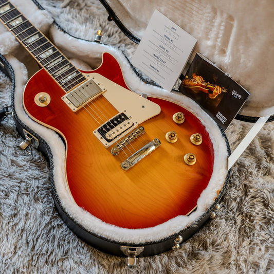 Used Gibson Les Paul Traditional Pro in Heritage Cherry Sunburst in its original case with manual and inspection card
