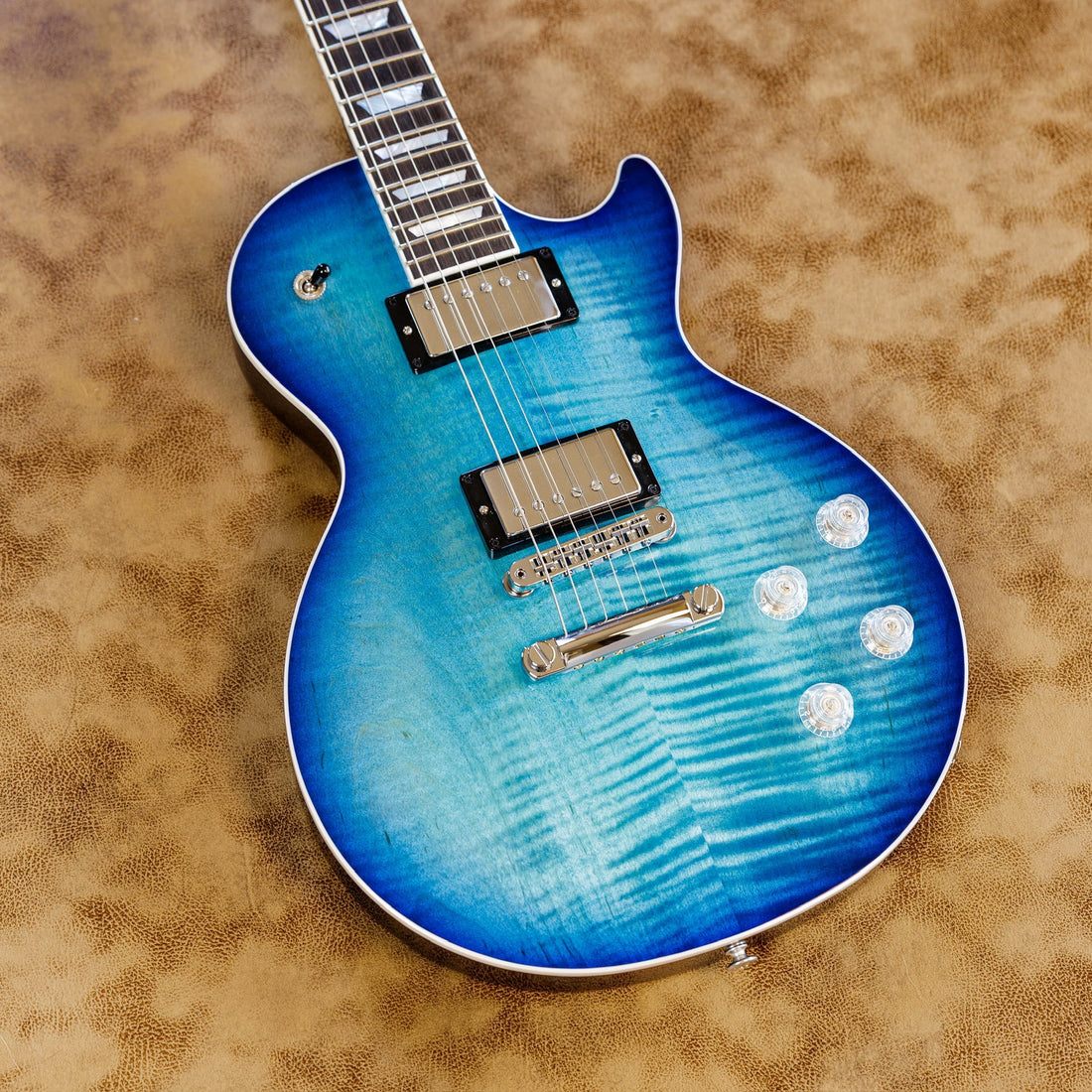 Gibson Les Paul Modern Figured in Cobalt Burst with flamed maple top and ebony fingerboard