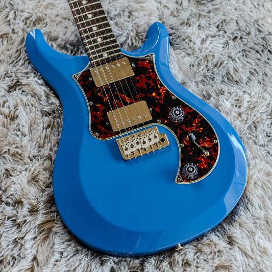 PRS S2 Standard 24 in Mahi Blue with a Pattern Thin neck profile