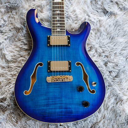 Stunning PRS SE Hollowbody II 2022 - Present - Faded Blue Burst