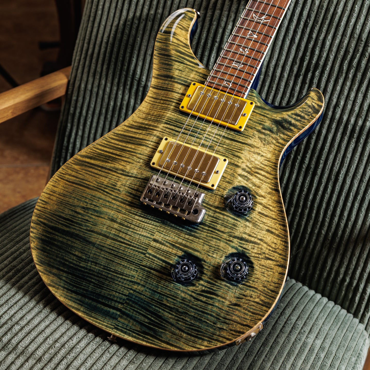 PRS 25th Anniversary Custom 24 10-Top 2010 - Faded Whale Blue