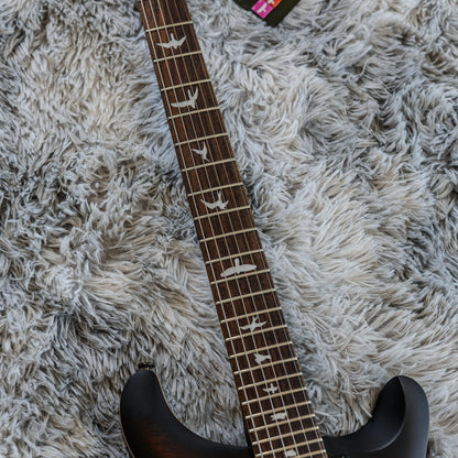 Minty PRS SE Custom 24-08 Poplar Burl Limited Edition 2025 - Charcoal Cherry Midnight Burst
