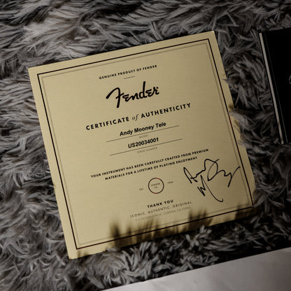 Fender Custom Shop Andy Mooney Telecaster 2021 - World Stamp Andorra