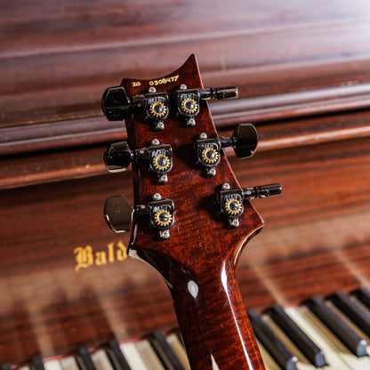 PRS Custom 24 Wood Library Black Gold Burst