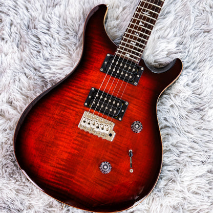 PRS SE Custom 24 2022 - Fire Red Burst