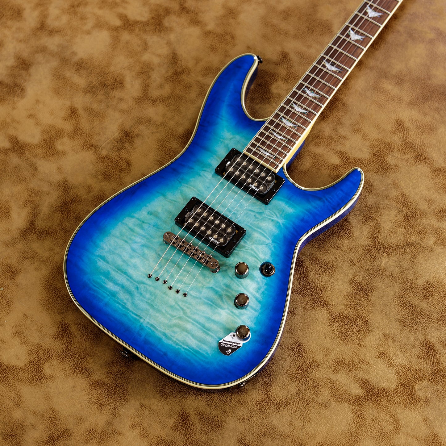 Schecter Omen Extreme-6 2010 - Present - Ocean Blue Burst