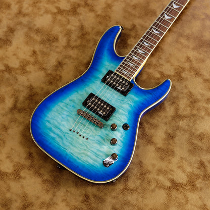 Schecter Omen Extreme-6 2010 - Present - Ocean Blue Burst