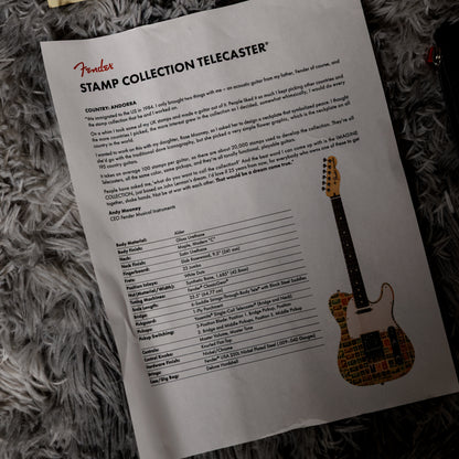 Fender Custom Shop Andy Mooney Telecaster 2021 - World Stamp Andorra