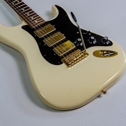 Fender FSR Mahogany Blacktop Stratocaster HHH 2019 - Olympic White