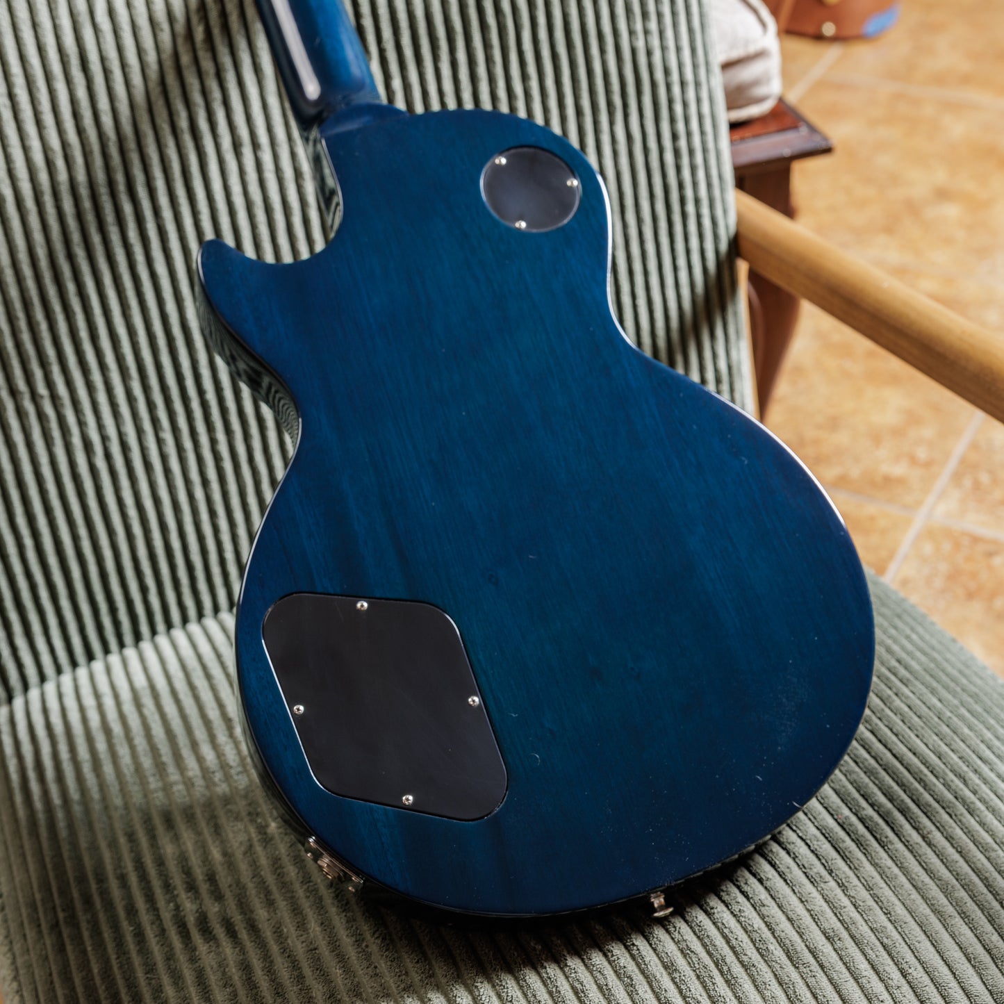 RARE Gibson USA Anniversary Nashville Flood Les Paul Studio 2011 - Blue Swirl Burst