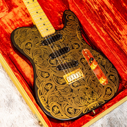 Fender James Burton US Signature Telecaster 1990 - 2006 - Black with Gold Paisley