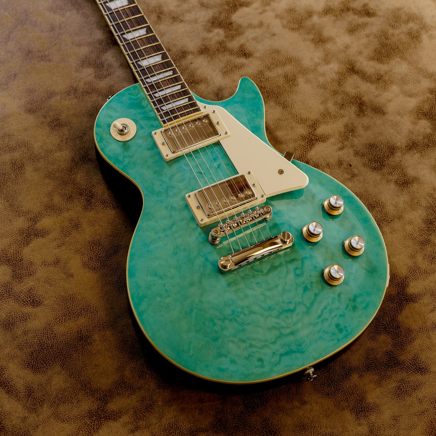 Epiphone Les Paul Standard '60s Quilt Top 2021 - 2025 - Transparent Blue