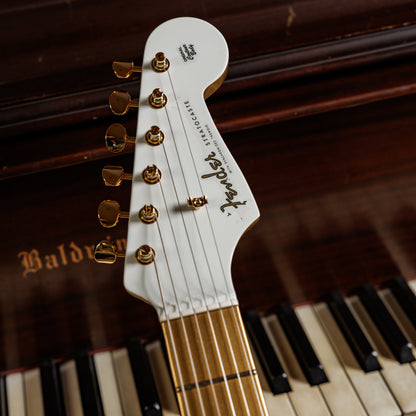 Fender Custom Shop 1959 Stratocaster NOS Olympic White / HLE Gold Lace Sensors