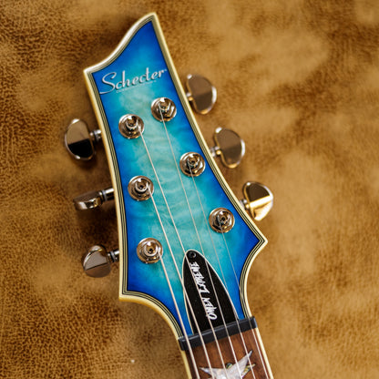 Schecter Omen Extreme-6 2010 - Present - Ocean Blue Burst