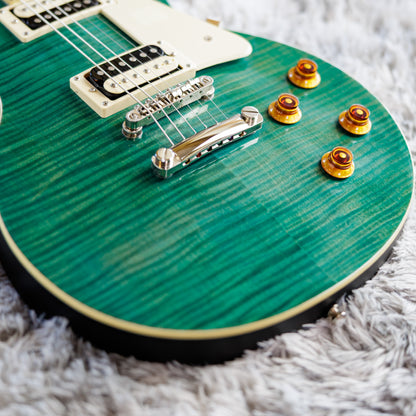 STUNNING Epiphone Les Paul Traditional Pro 2014 - Aqua Blue Satin