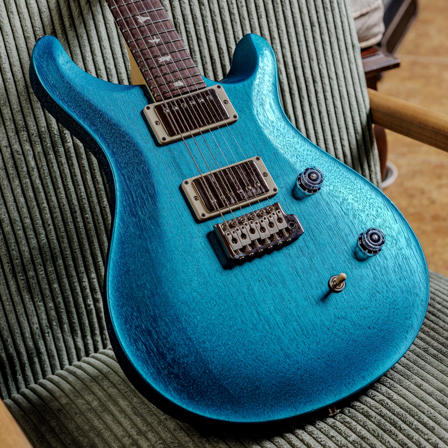 PRS Special Order CE 24 Satin Nitro 2022 - Aquamarine