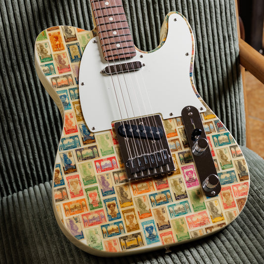 Fender Custom Shop "Imagine" World Stamp Collection Telecaster - Gabonese Republic with Hardshell Case