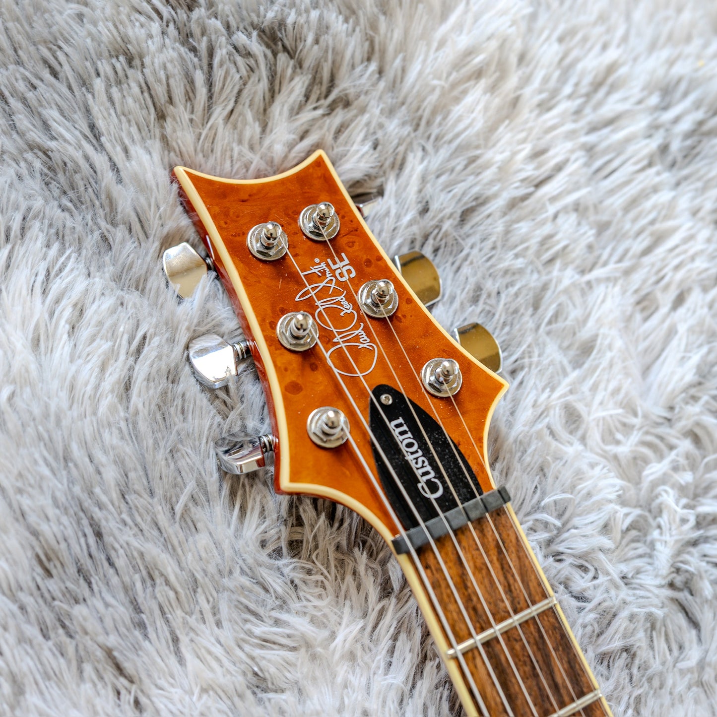 Rare PRS SE Custom 24 Exotic Laurel Burl Limited Edition 2019 - 2020 - Vintage Sunburst