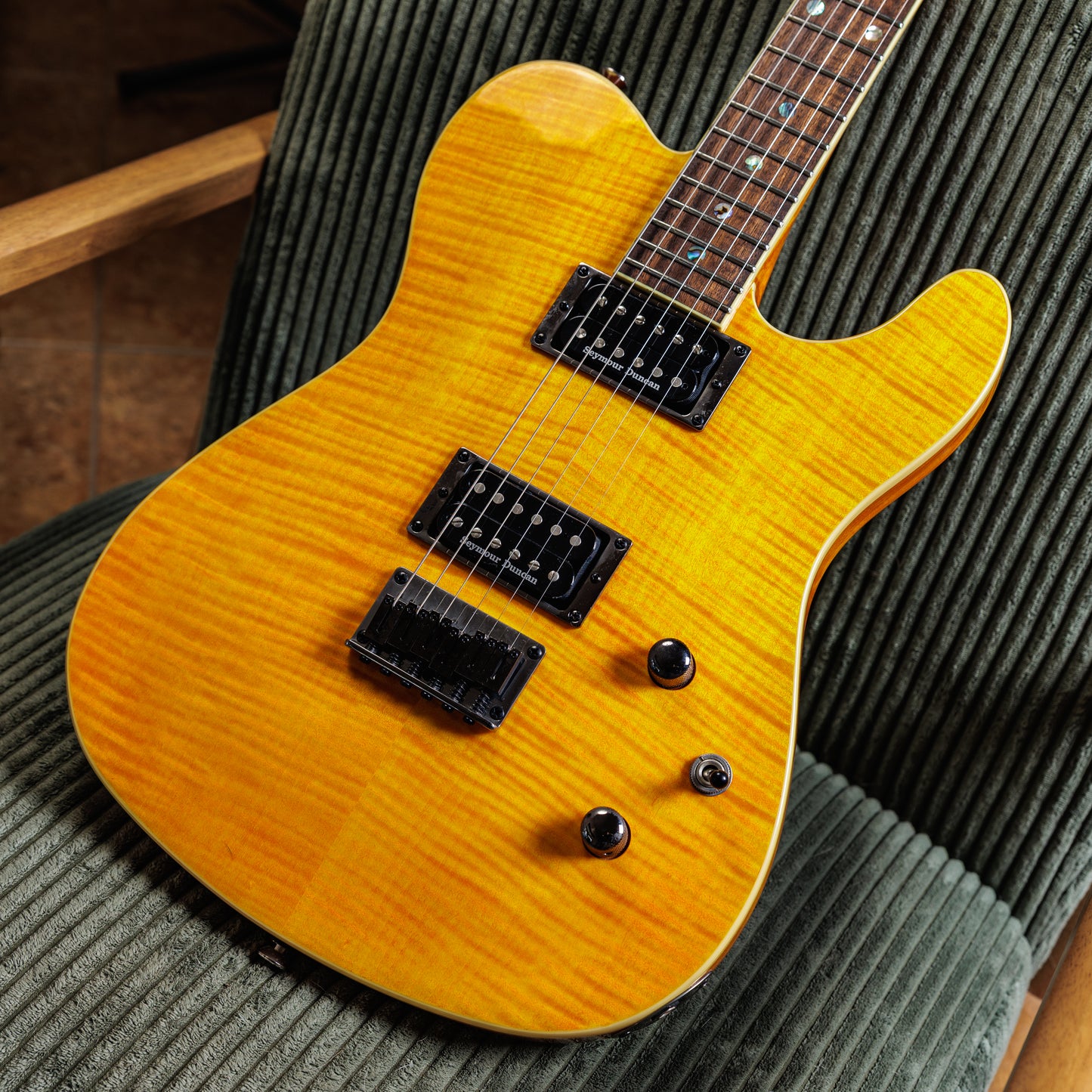 Fender Special Edition Custom Telecaster FMT HH with Laurel Fretboard 2019 - Present - Amber