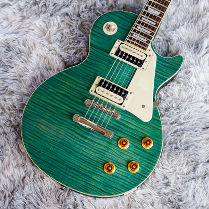 STUNNING Epiphone Les Paul Traditional Pro 2014 - Aqua Blue Satin