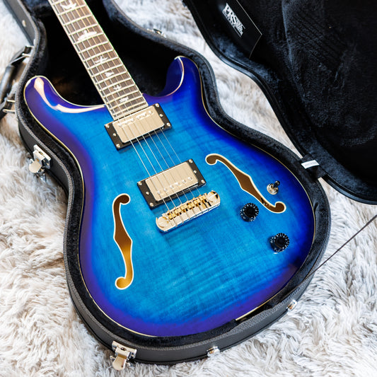 Stunning PRS SE Hollowbody II 2022 - Present - Faded Blue Burst