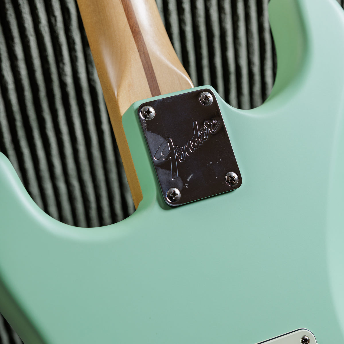 Fender American Performer Stratocaster HSS with Maple Fretboard 2022 - Satin Surf Green