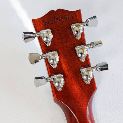 Gibson Les Paul Traditional Pro V Satin Mahogany Top 2020 - Satin Wine Red