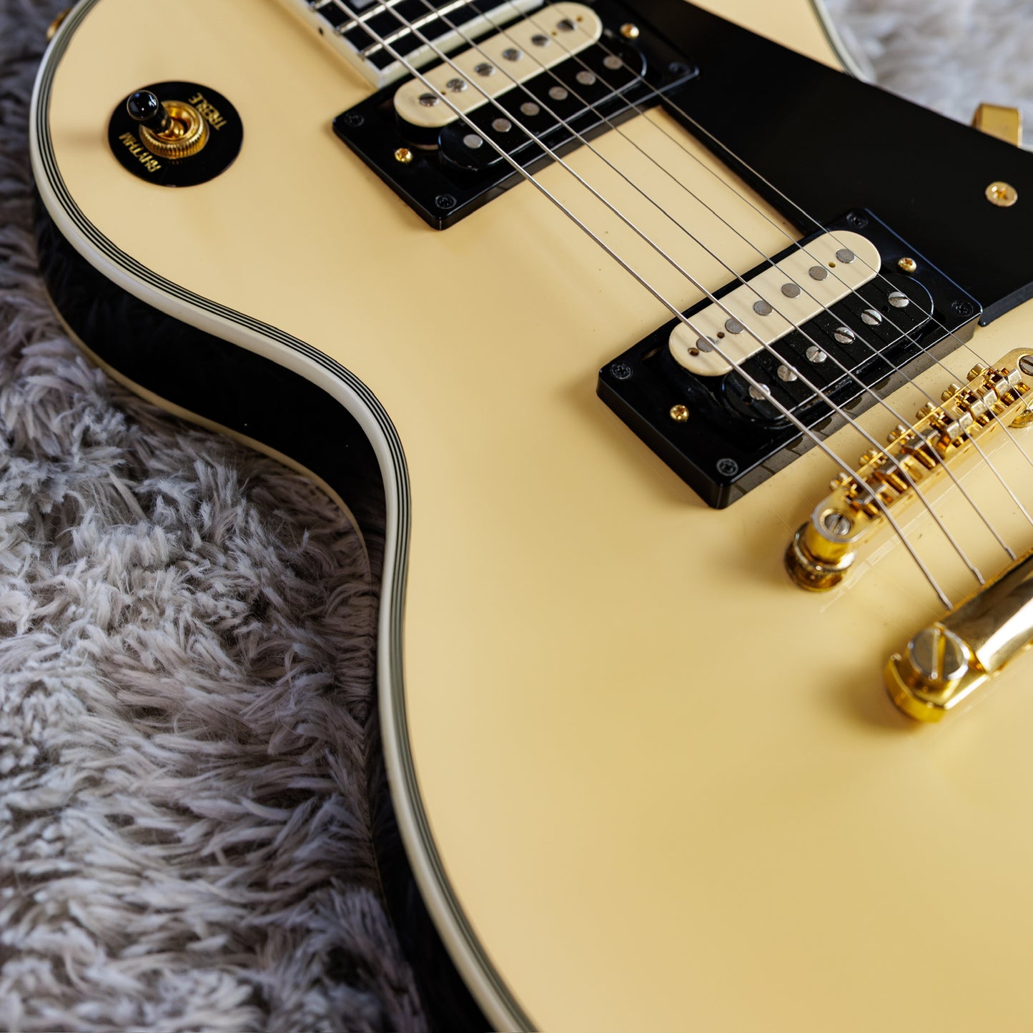 Epiphone Les Paul Custom Blackback PRO 2014 - 2019 - Antique Ivory