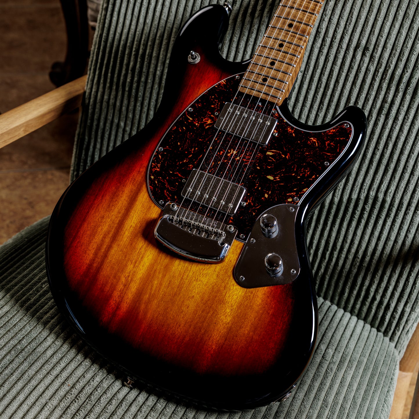 Ernie Ball Music Man StingRay RS with Maple Fretboard 2018 - 2020 - Burnt Amber