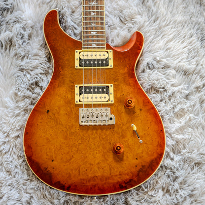 Rare PRS SE Custom 24 Exotic Laurel Burl Limited Edition 2019 - 2020 - Vintage Sunburst