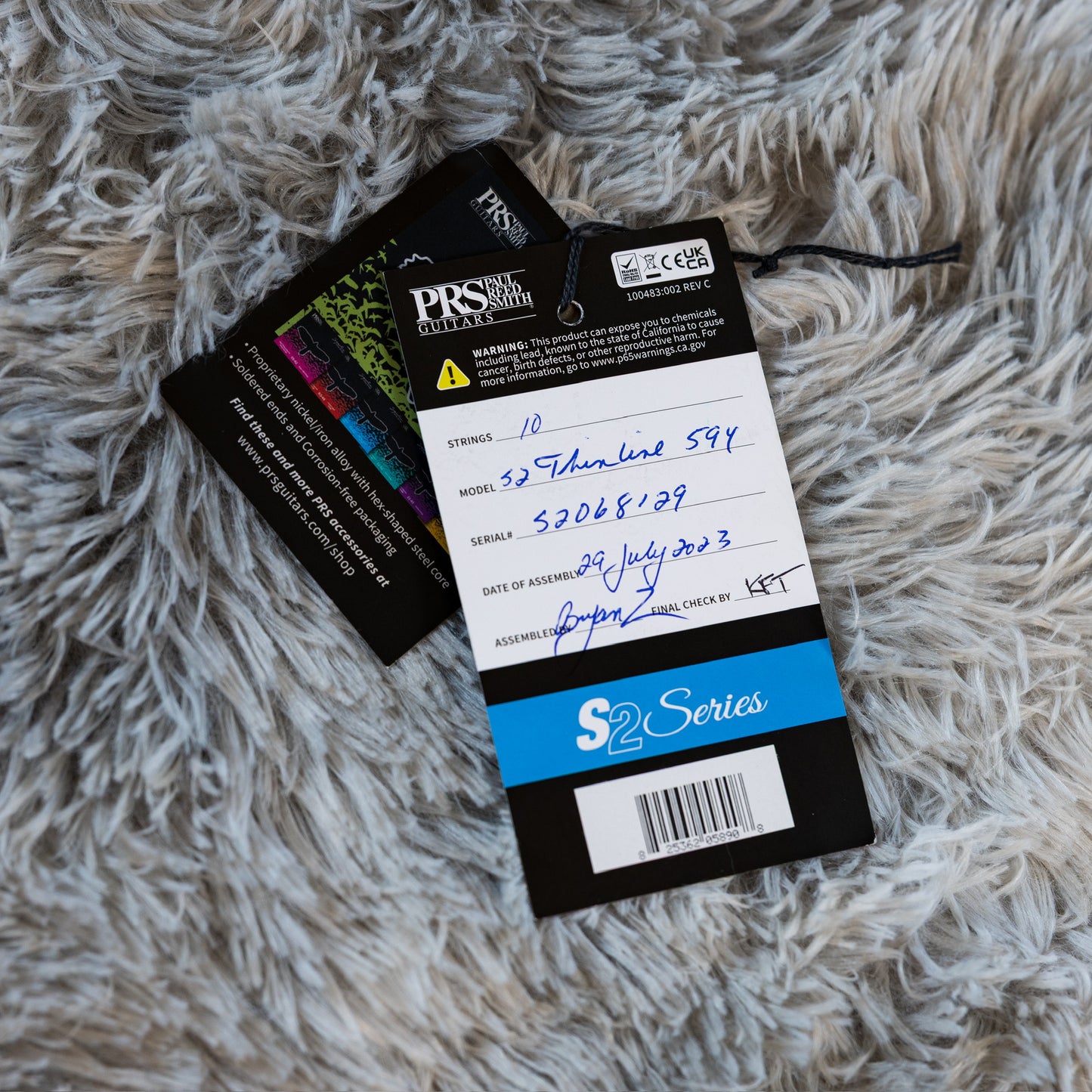 CLEAN PRS S2 McCarty 594 Thinline 2020 - Present - Vintage Cherry