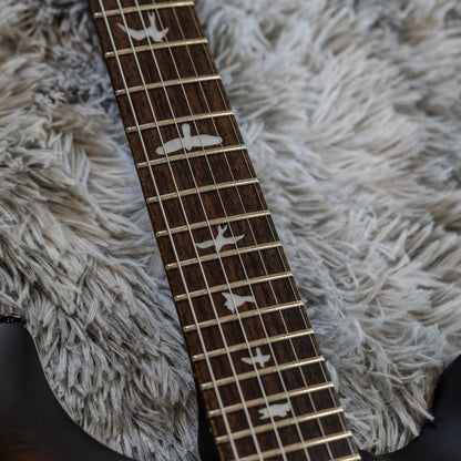 Minty PRS SE Custom 24-08 Poplar Burl Limited Edition 2025 - Charcoal Cherry Midnight Burst