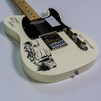 Fender Tyler, The Creator Signature Camp Flog Gnaw Standard Telecaster 2025 - Olympic White