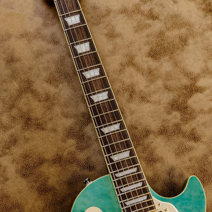 Epiphone Les Paul Standard '60s Quilt Top 2021 - 2025 - Transparent Blue