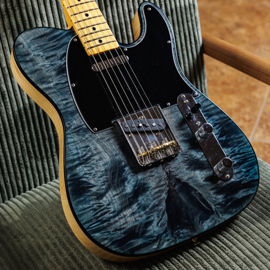 Fender Rarities Series Quilt Maple Top American Original '60s Telecaster with Maple Fretboard 2019 - Blue Cloud Burst