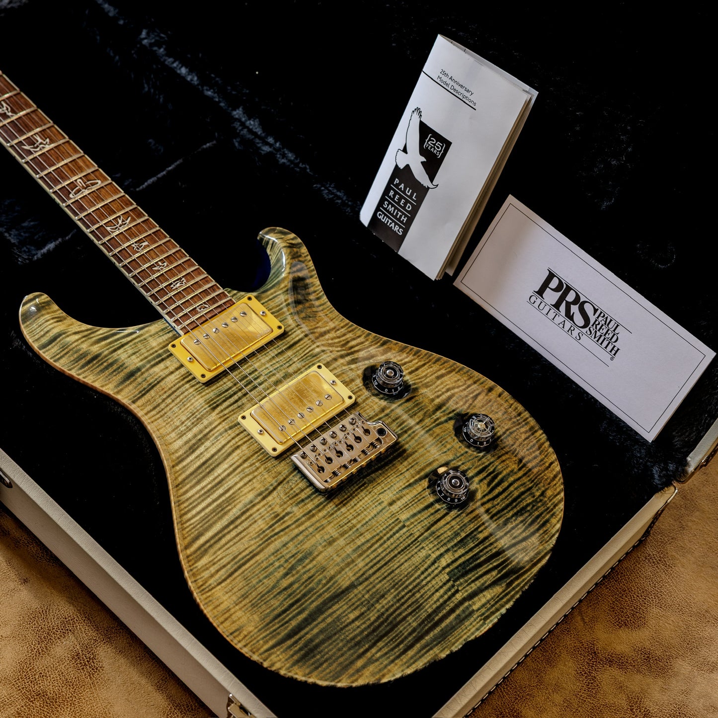 STUNNING PRS 25th Anniversary Custom 24 10-Top 2010 - Faded Whale Blue