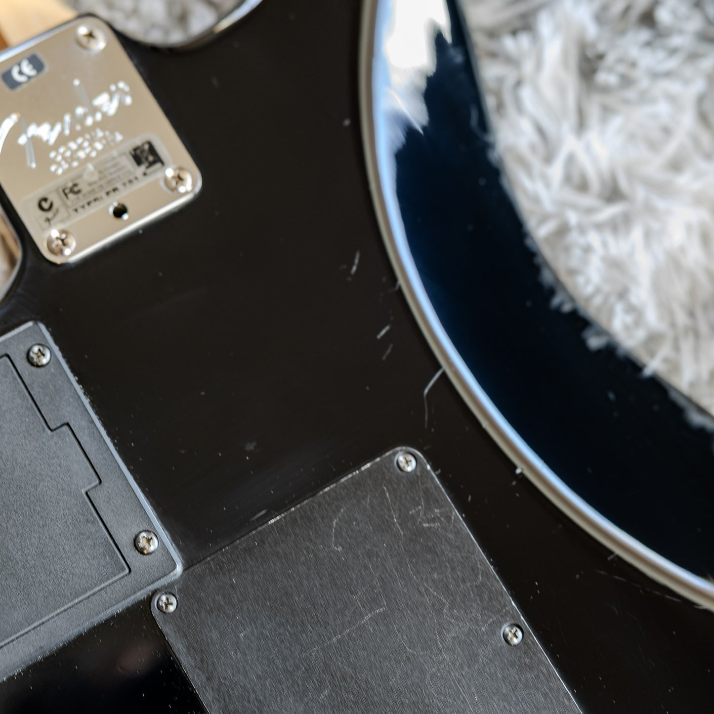 Fender American Series VG Stratocaster with Maple Fretboard 2007 - Black