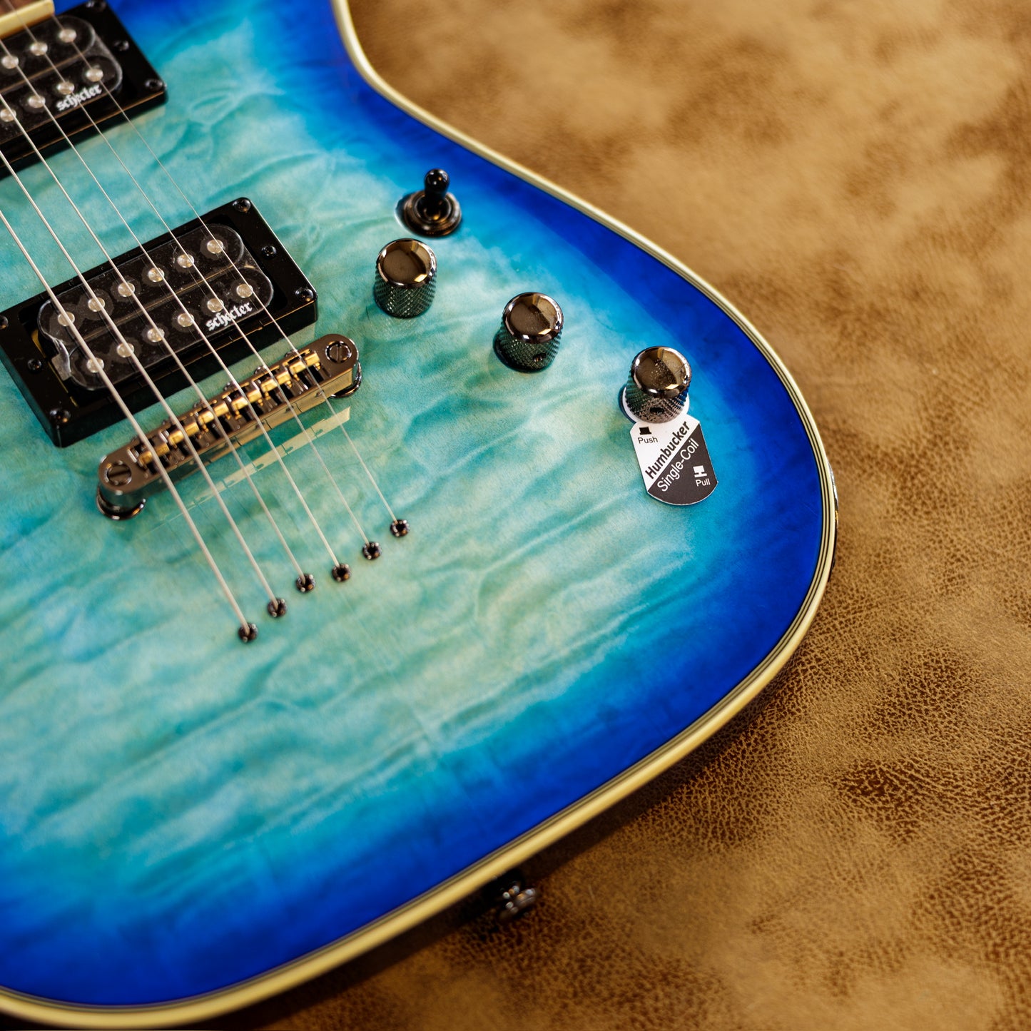 Schecter Omen Extreme-6 2010 - Present - Ocean Blue Burst