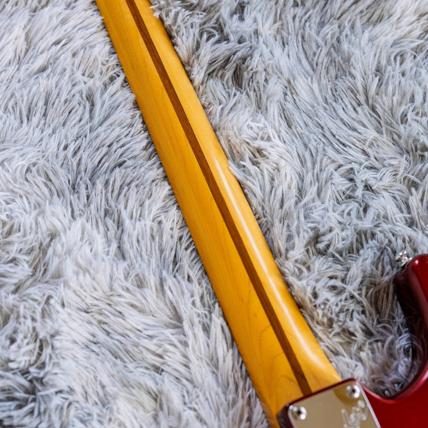 Fender American Standard Stratocaster with Maple Fretboard 1991 - Frost Red