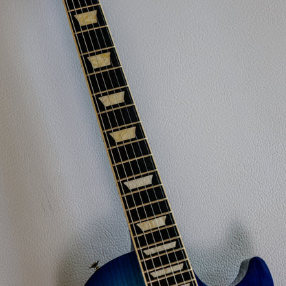 2024 Gibson Les Paul Studio Session – Cobalt Burst w/ Flame Top, Bound Board & OHGB