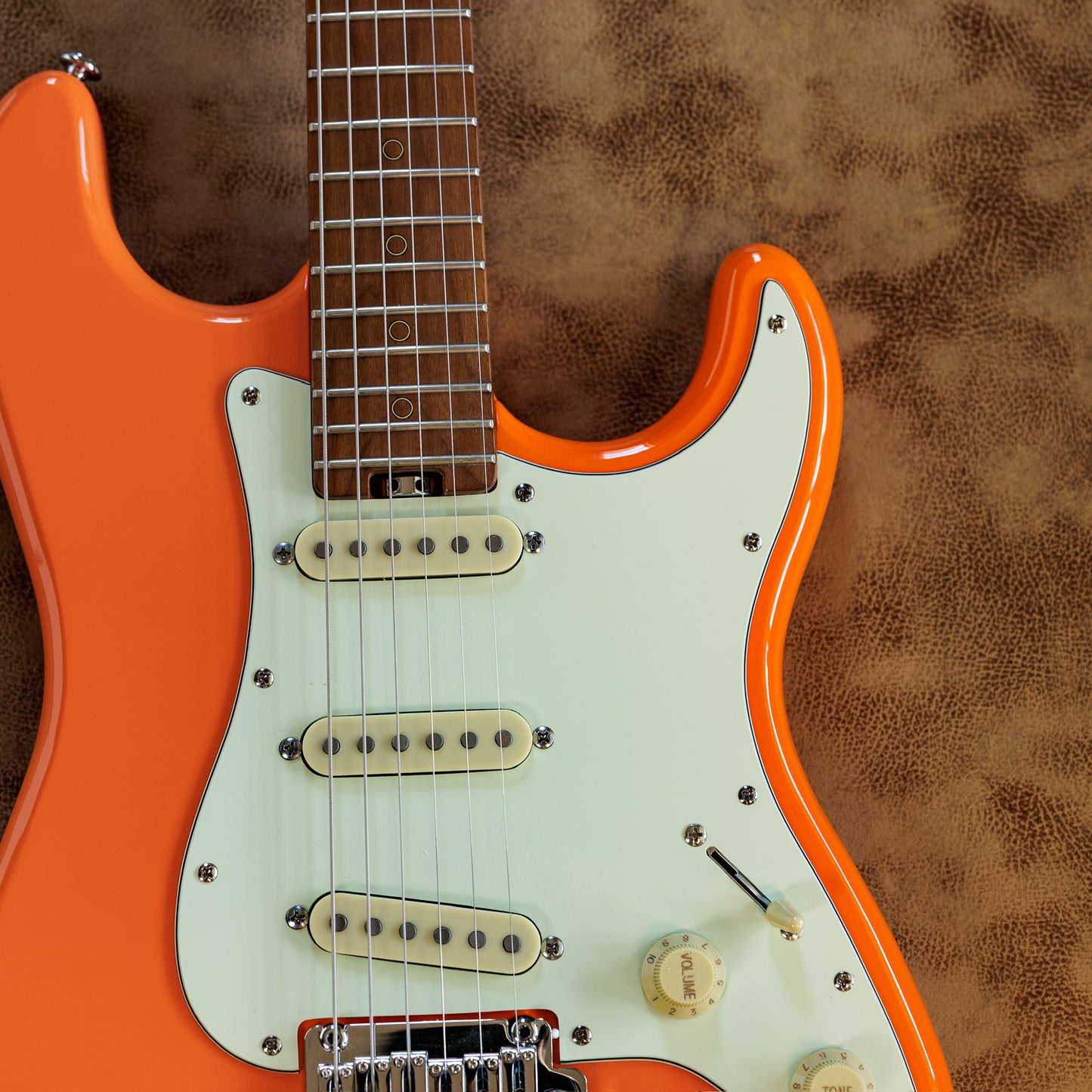 Schecter Nick Johnston Traditional with Roasted Maple Fretboard 2020 - Present - Atomic Orange