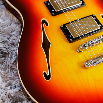 Fender Modern Player Starcaster Guitar 2014 - 2017 - Aged Cherry Burst