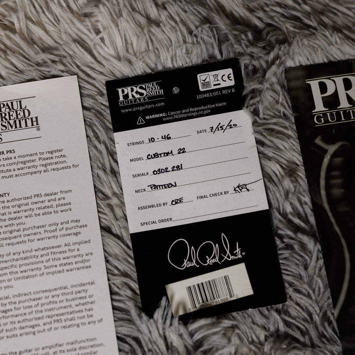 PRS Custom 22 Tremolo 2020 - Faded Whale Blue