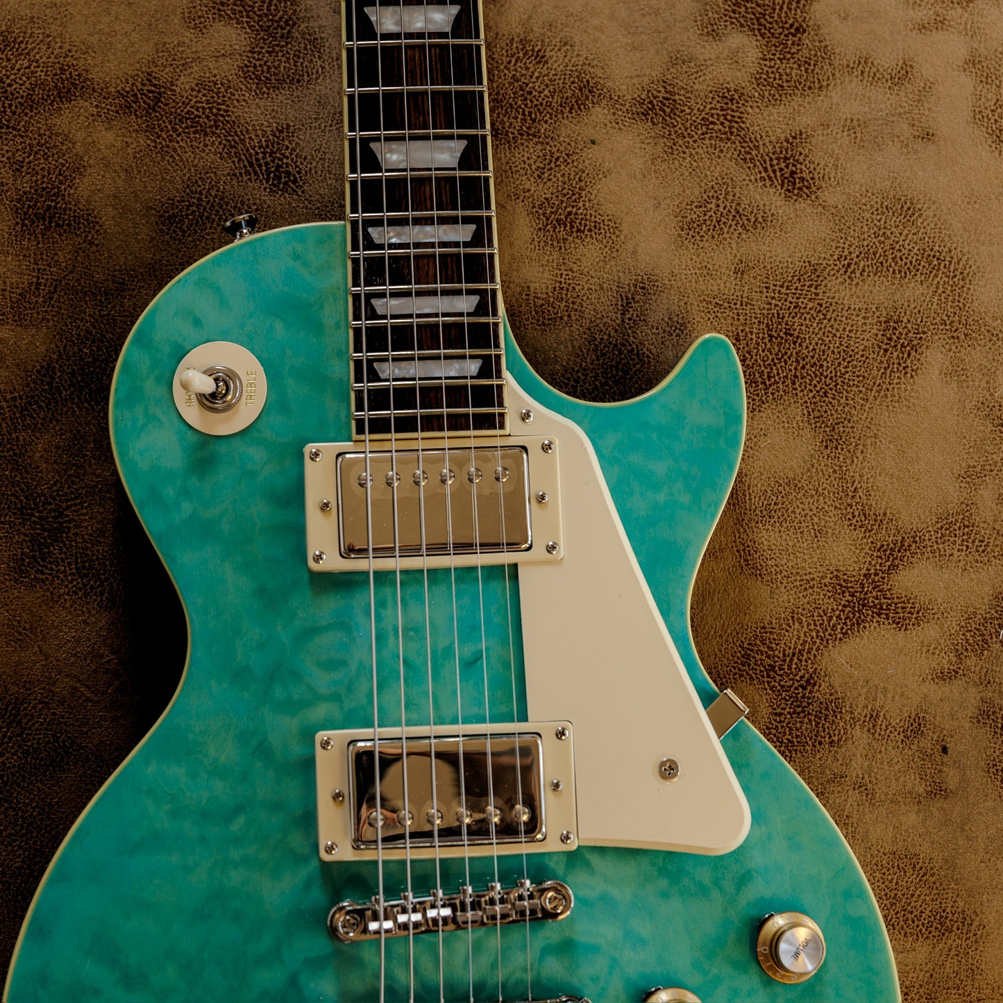 Epiphone Les Paul Standard '60s Quilt Top 2021 - 2025 - Transparent Blue