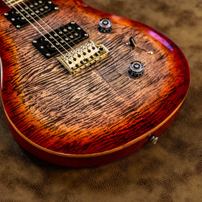 PRS SE Custom 24 Quilt 2025 - Present - Charcoal Cherry Burst