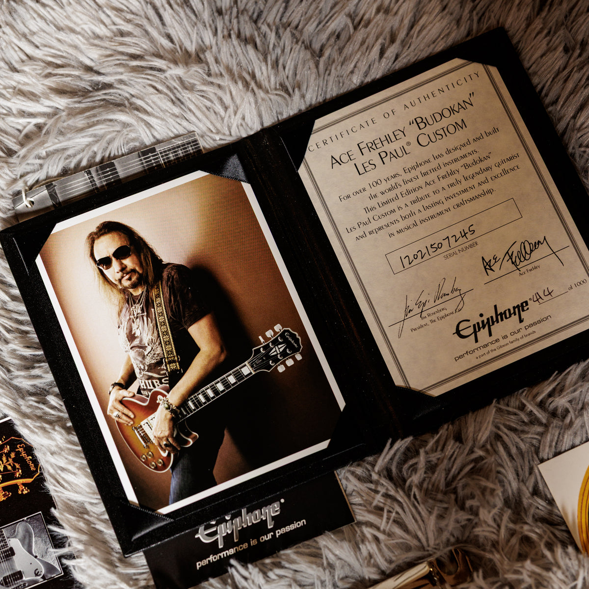 Epiphone Ace Frehley Signature "Budokan" Les Paul Custom 2012 - Faded Cherry Sunburst