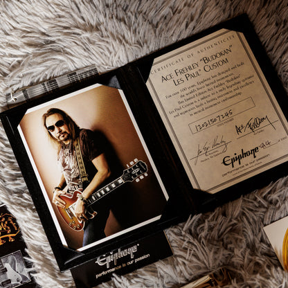 Epiphone Ace Frehley Signature "Budokan" Les Paul Custom 2012 - Faded Cherry Sunburst